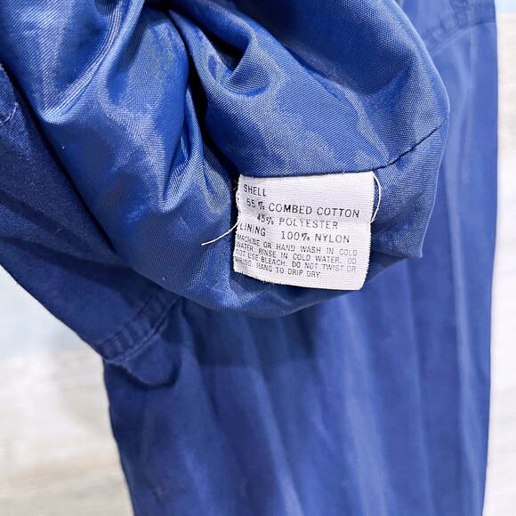 Washington University Bears Vintage Windbreaker Jacket Blue USA Made Mens XL - Picture 10 of 10